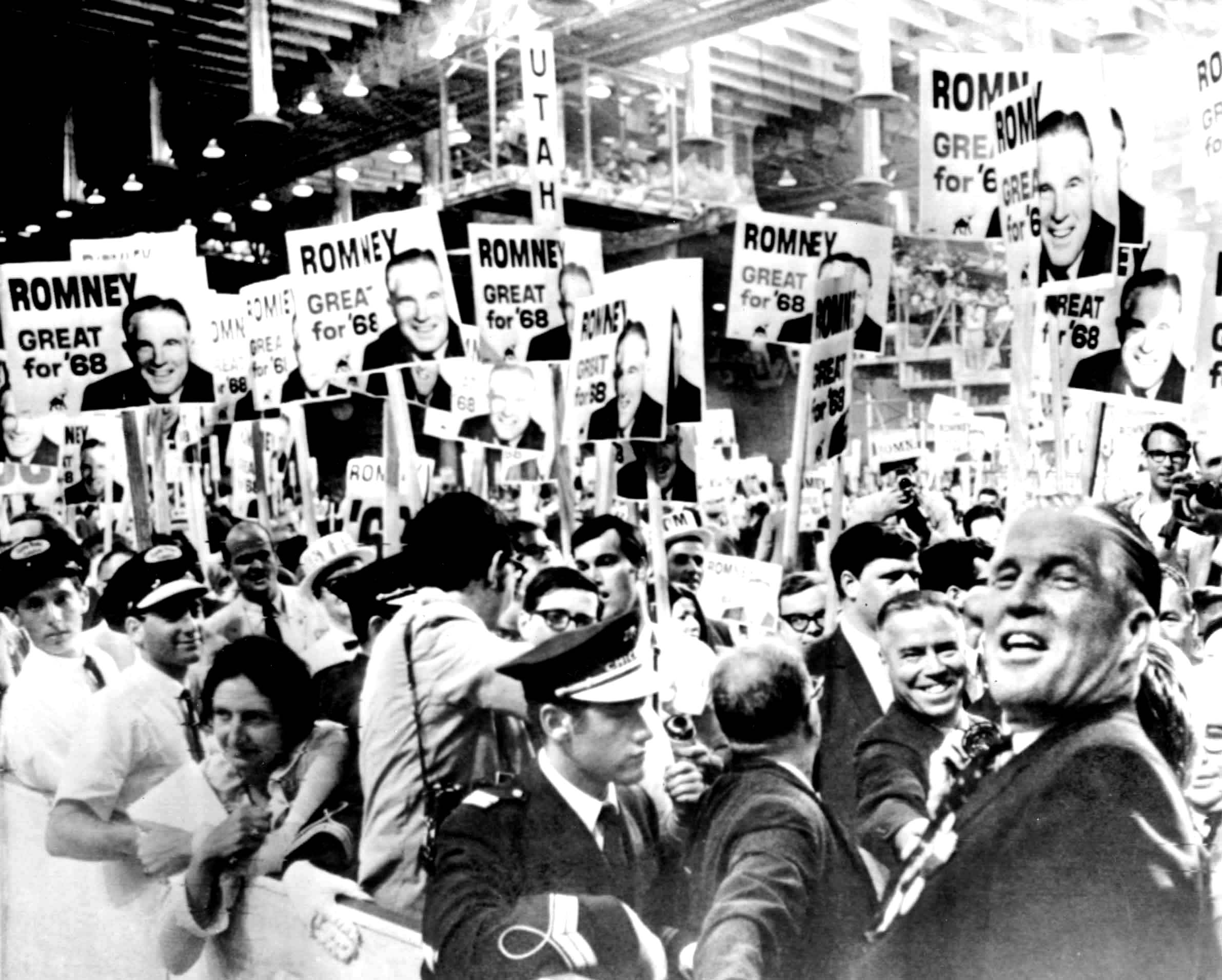 Governor George Romney; presidential run; 1968