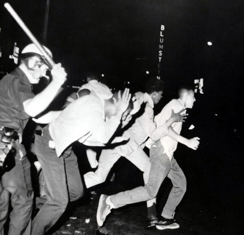 Police baton Harlem riot 1964